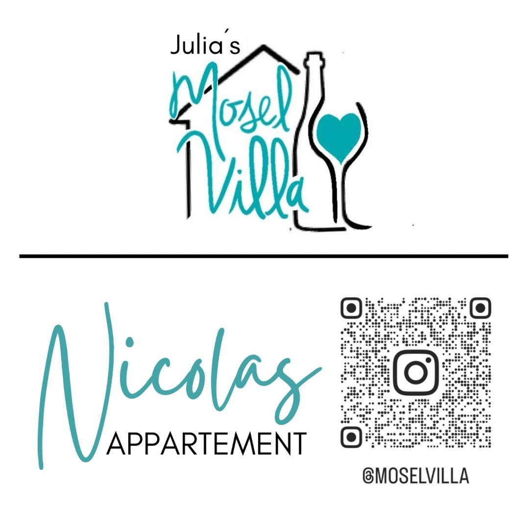 טראבן-טרארבאך Julia'S Mosel Villa Appartement Nicolas מראה חיצוני תמונה